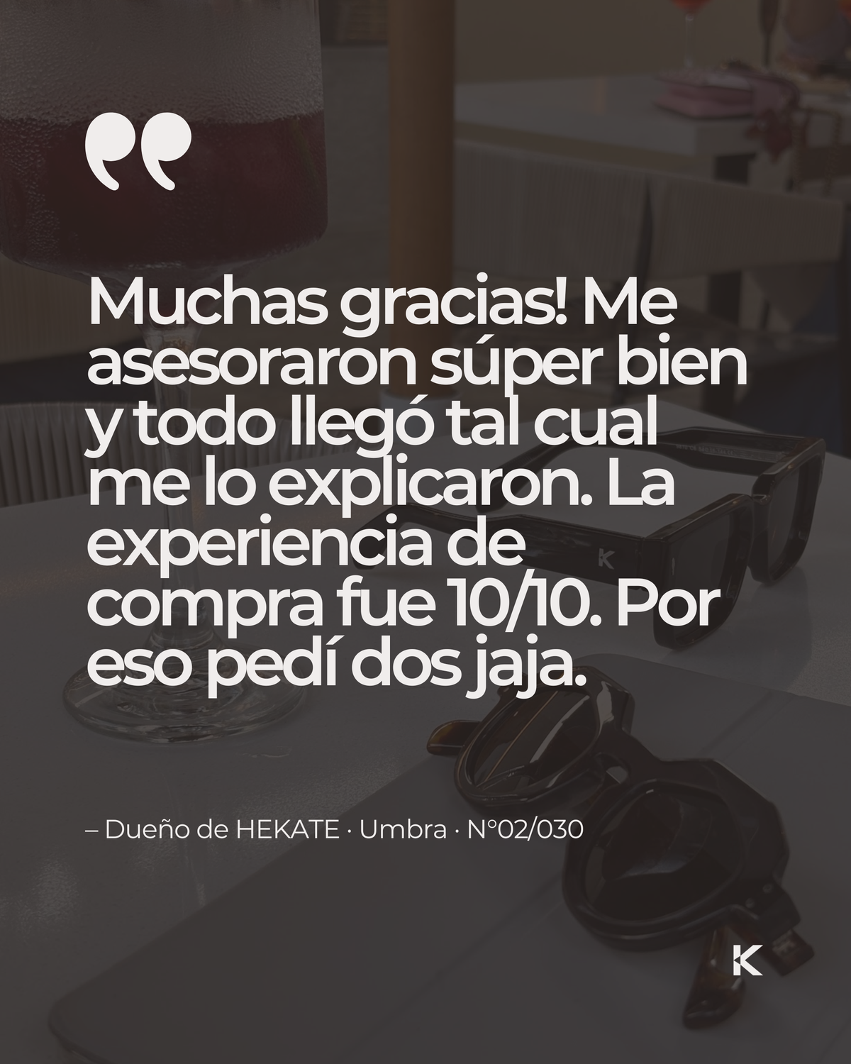 Testimonio de cliente KROMO Apparel